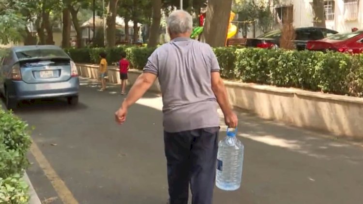    Bakıda insanlar içməli suya hələ də həsrətdirlər - VİDEO   