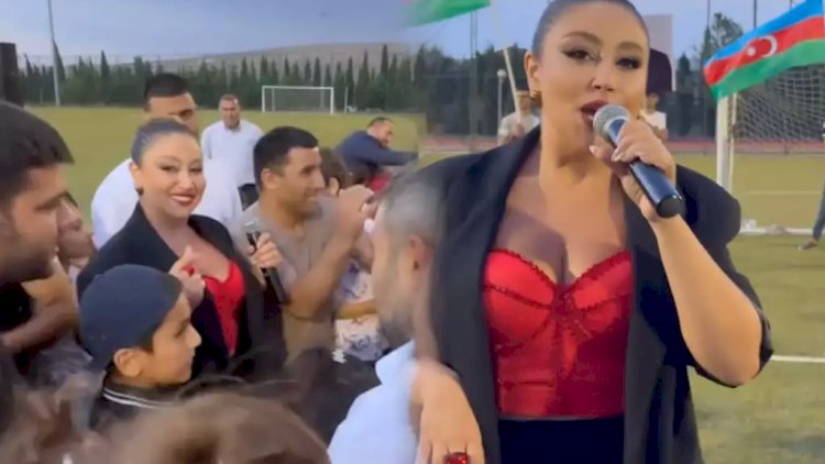    Damla seçicilərin qarşısına bu geyimdə çıxdı - VİDEO    