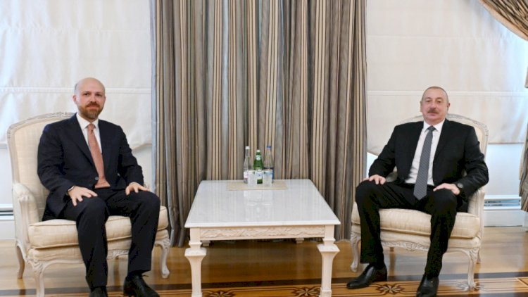    İlham Əliyev Bilal Ərdoğanı qəbul etdi    