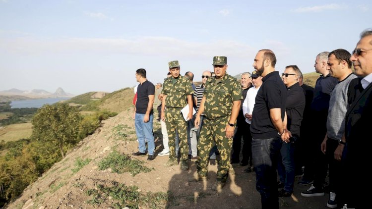    Mirzoyan erməni diplomatları Azərbaycanla sərhədə gətirdi    