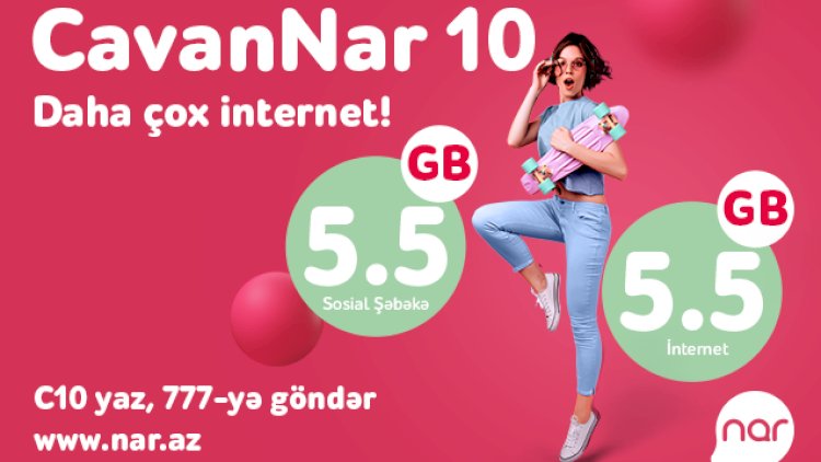    “Nar”dan yeni dərs ili üçün sərfəli tarif: “CavanNar 10”   