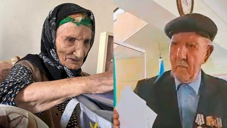    Naxçıvanda ən yaşlı seçicilər səs verdi - Fotolar   