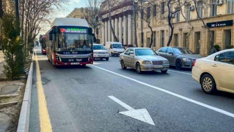    Bakıda 106 km uzunluğunda avtobus zolağı salınacaq   