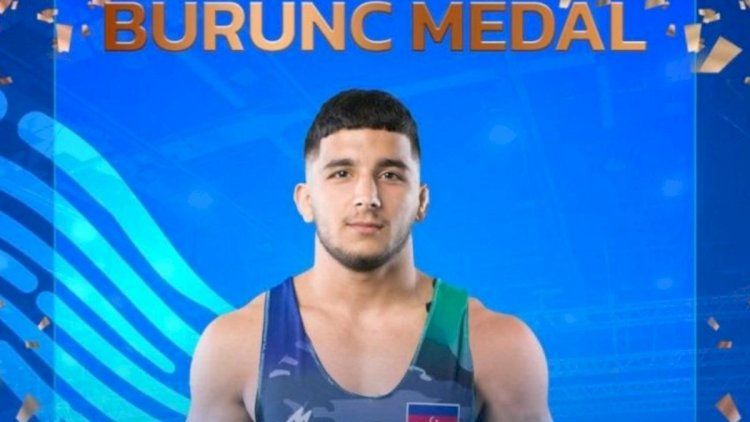    Azərbaycan güləşçisi dünya çempionatında bürünc medal qazandı   