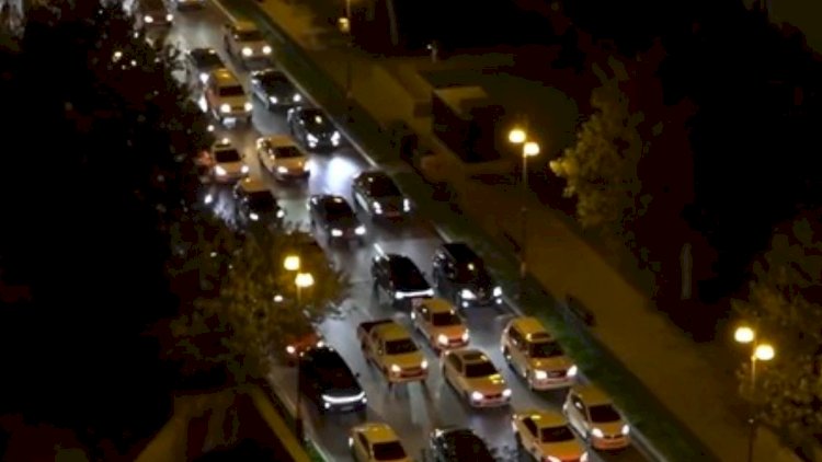    Bakıda uzun tıxac yarandı - Video   