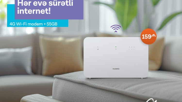    Azercell yeni Wi-Fi cihazını təqdim edir -   MÖHTƏŞƏM YENİLİK