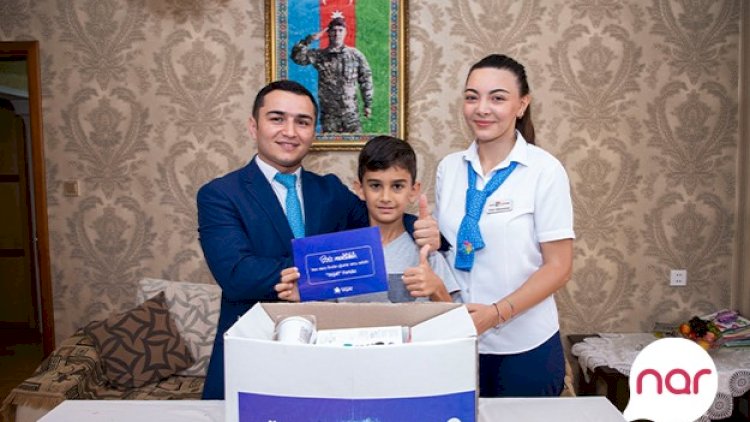     “Nar” YAŞAT Fondu ilə birgə “Bilik Günü” münasibətilə şəhid övladlarını təbrik etdi   