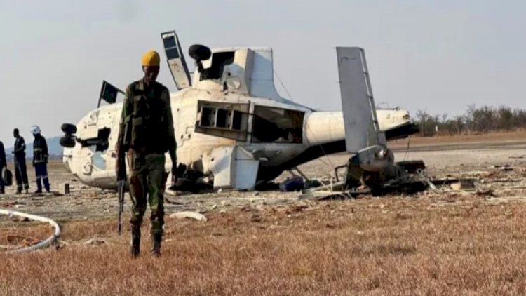    Zimbabve prezidentinin helikopteri qəzaya uğradı   