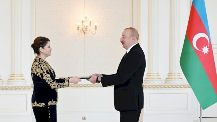    Prezident yeni səfirin etimadnaməsini qəbul etdi   