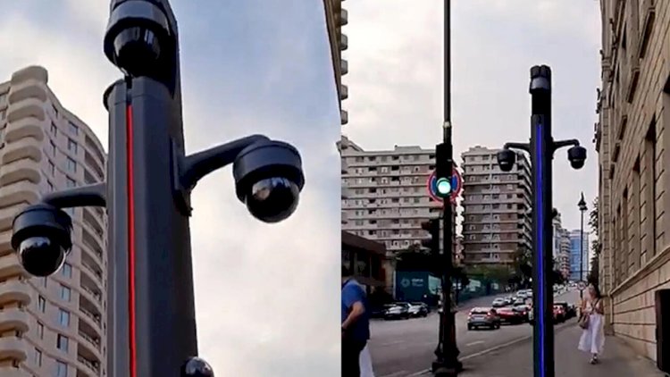    Bakıda küçələrdə quraşdırılan yeni qurğu nədir? - FOTO   