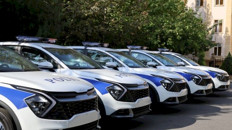    Naxçıvan polisinə yeni avtomobillər verildi   