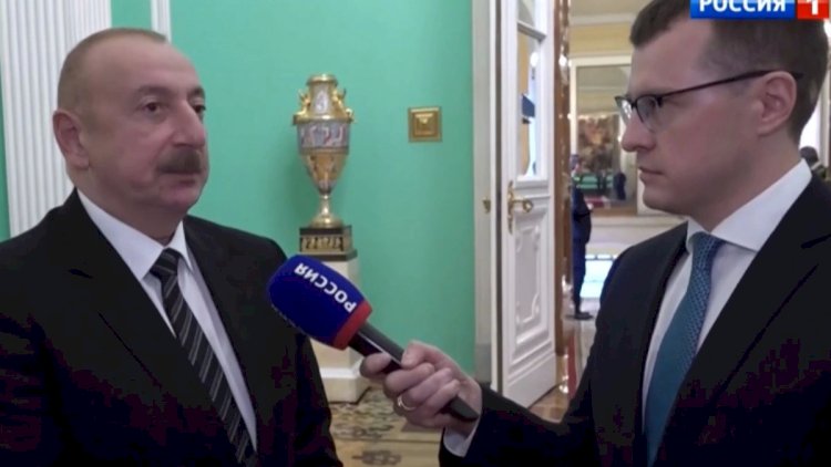    İlham Əliyev Moskvada “Rossiya 1” televiziya kanalına müsahibə verdi   