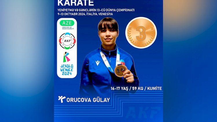    Azərbaycan karateçisi İtaliyada bürünc medal qazandı   