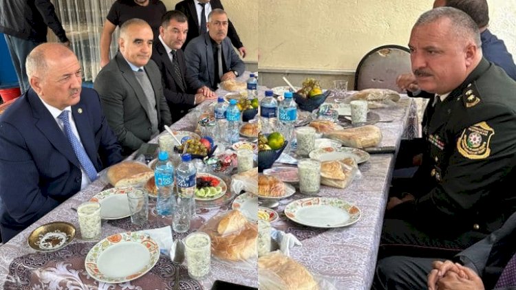    İcra başçısı şəhid ocağında - Fotolar   