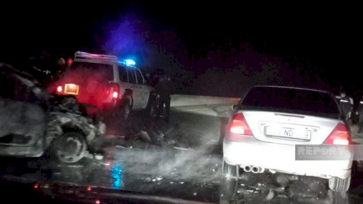    Azərbaycanda dəhşətli yol qəzası:   Üç nəfər öldü, yaralı var - Fotolar