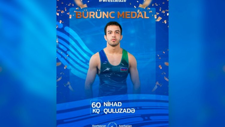    Azərbaycan güləşçisi dünya çempionatında bürünc medal qazandı   