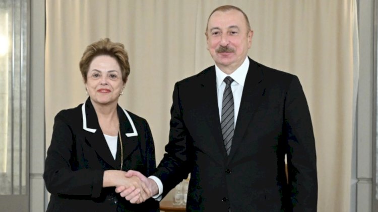    İlham Əliyev Kazanda Yeni İnkişaf Bankının prezidenti ilə görüşdü   