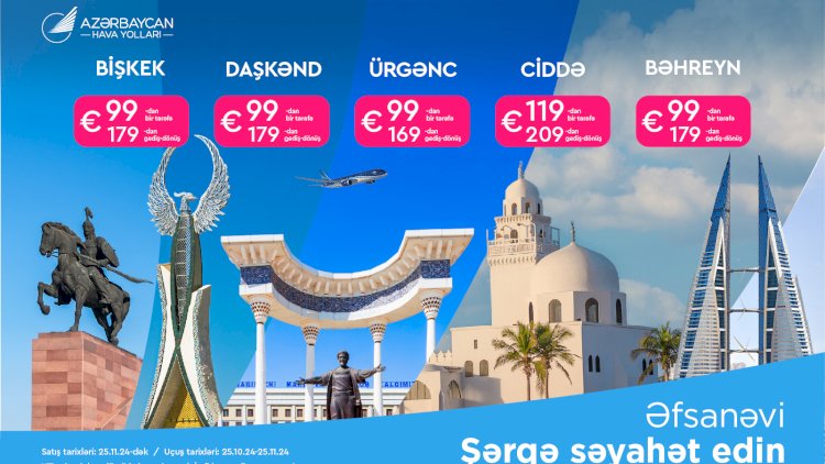    AZAL-da bu ölkələrə endirim kampaniyası başladı   