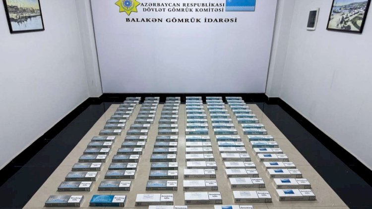    Balakəndə gömrükçülər Türkiyədən gətirilən siqareti müsadirə etdi   