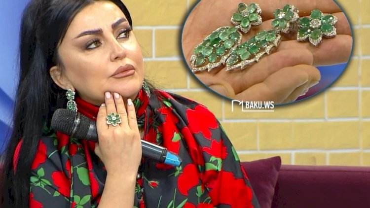    Afət Fərmanqızı 64 600 AZN-lik sırğalarını nümayiş etdirdi   