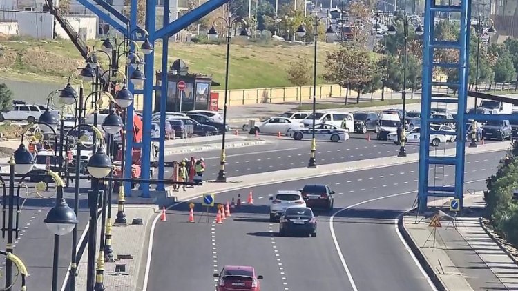   Sürücülərin nəzərinə! Bakının bu yol kəsişməsinə girməyin, bağlıdır   