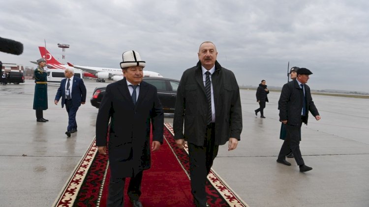    İlham Əliyevin Qırğızıstana səfəri başa çatdı   