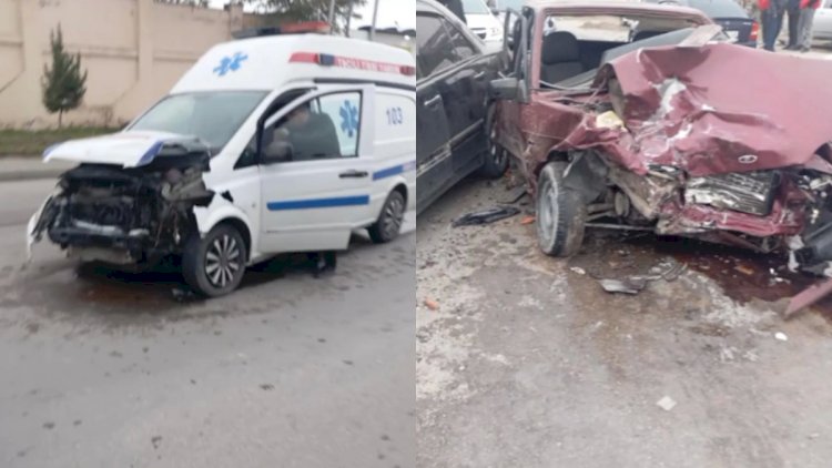    Təcili yardım maşını qəzaya uğradı: Həkim və üç nəfər xəsarət aldı   