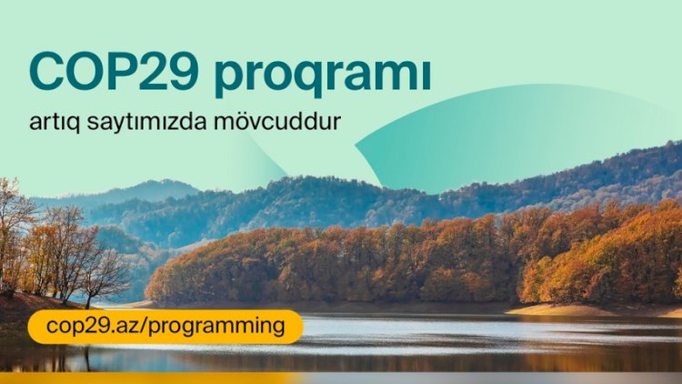    COP29-un proqramı açıqlandı   