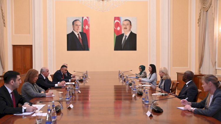    Baş nazir UNICEF-in icraçı direktoru ilə görüşüb   
