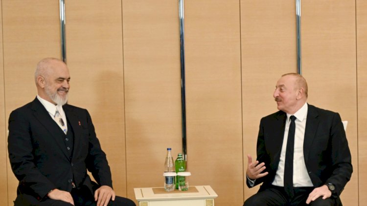    İlham Əliyev Albaniyanın baş naziri ilə görüşdü   