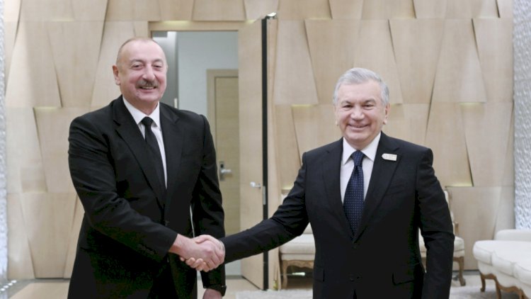    Əliyev və Mirziyoyev Xankəndidə açılış etdilər   