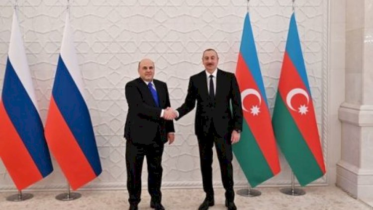    Prezident Əliyev Rusiya baş nazirini qəbul etdi   