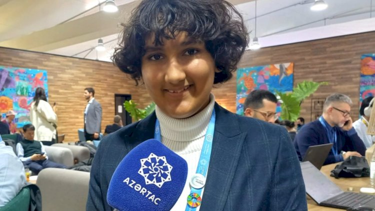    COP29-un 12 yaşlı iştirakçısından maraqlı AÇIQLAMA   