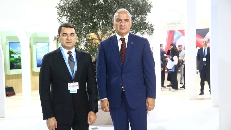   Mədəniyyət naziri Adil Kərimli türkiyəli həmkarı ilə görüş keçirdi   