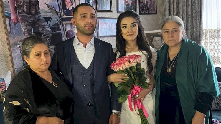    Şəhid bacısı ilə şəhid qardaşı nişanlandılar - Fotolar   
