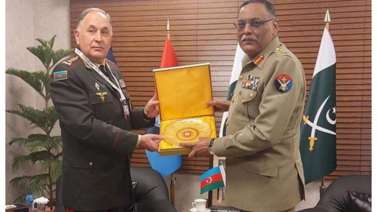    General Kərim Vəliyev pakistanlı vəzifədaşı ilə görüşdü   
