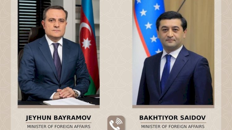    Ceyhun Bayramov özbəkistanlı həmkarı ilə telefon danışığı apardı   