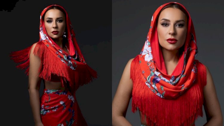    Tünzalə Ağayeva qırmızılara büründü -   VİDEO + FOTO