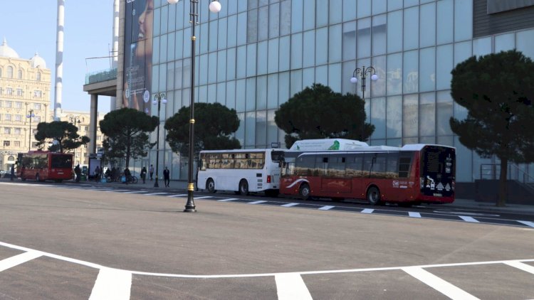    “Gənclik”də avtobuslar üçün yeni dayanacaq   