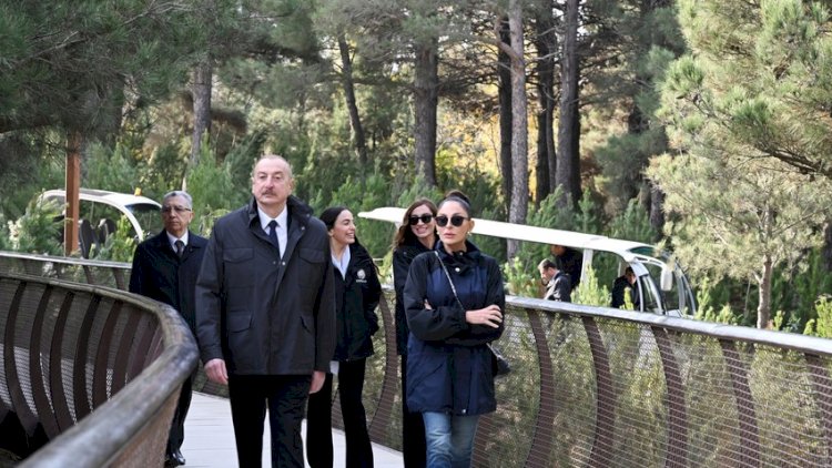    İlham Əliyev Mərkəzi Nəbatat Bağının açılışında iştirak etdi   