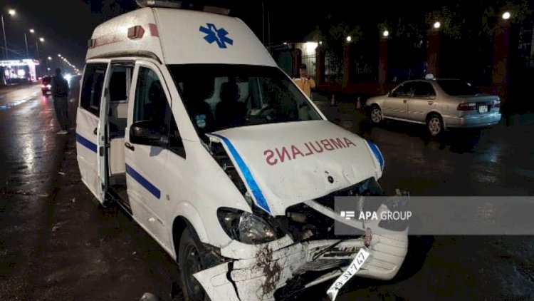    Lənkəranda təcili yardım avtomobili qəzaya uğraydı: Xəsarət alanlar var   
