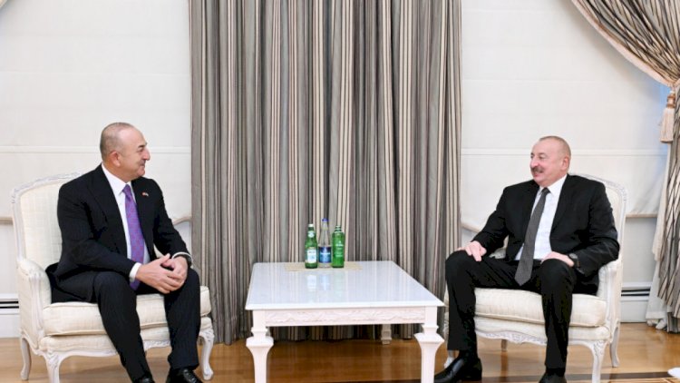    Prezident İlham Əliyev Mövlud Çavuşoğlunu qəbul etdi   