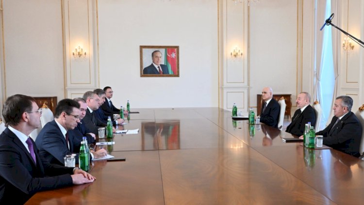    İlham Əliyev Rusiyanın Həştərxan vilayətinin qubernatorunu qəbul etdi   