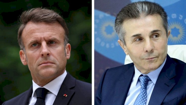    1 saatlıq telefon söhbəti: Makron İvanişviliyə nə deyib?   