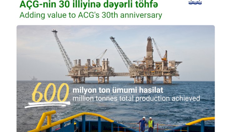    Azeri-Chirag-Gunashli achieves 600 millionth tonne production milestone   