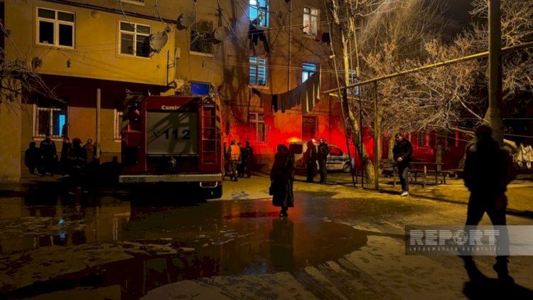    Sumqayıtda yaşayış binasında yanğın: Sakinlər təxliyə edildilər   