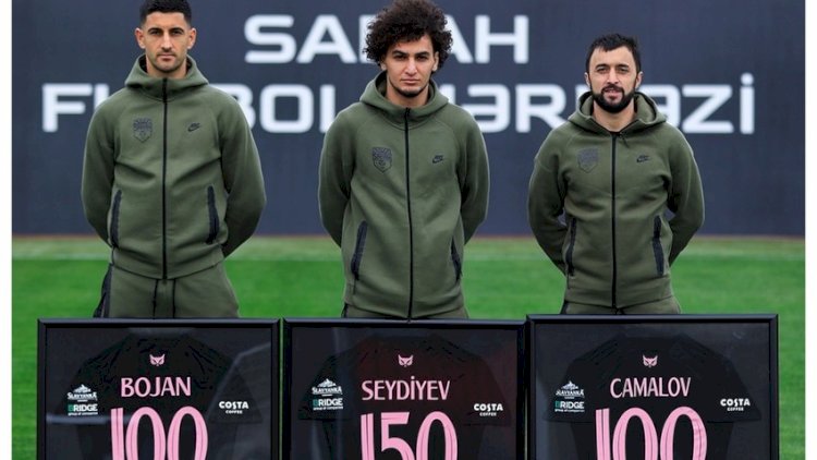    “Sabah” üç futbolçusunu mükafatlandırdı   