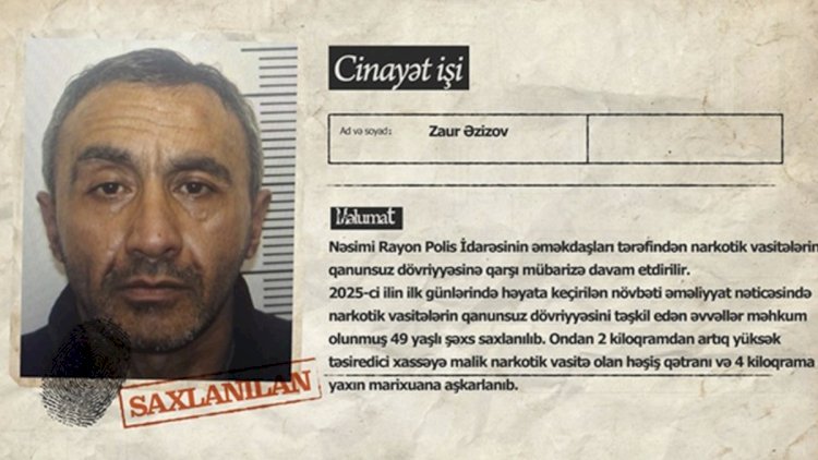    6 kiloqram narkotik aşkarlandı - Bakıda əməliyyat   