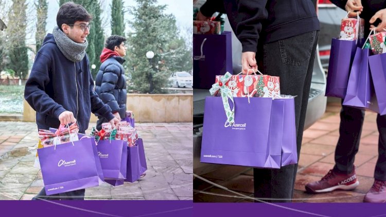    “Azercell Könüllüləri”ndən uşaqlara bayram sevinci   