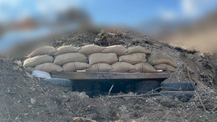    Ermənilərin hücum hazırlığı: Naxçıvan istiqamətində bunker tikirlər - Fotolar   